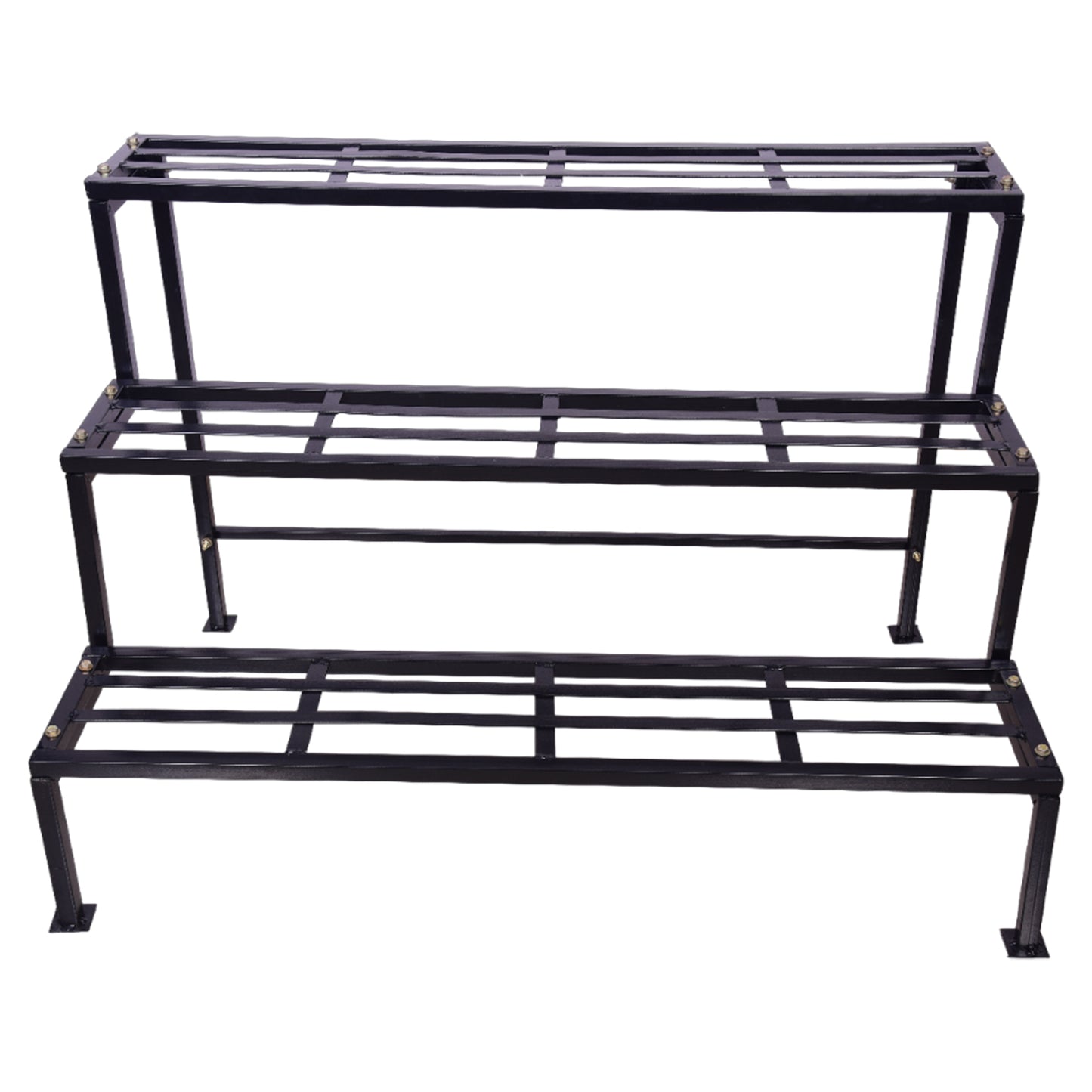 Heavy Duty Step Planter Stand (Easy Assembly) Indoor Planter Stand | Balcony Plant Pot Stand | Gardening Pot Stands (3 Step)