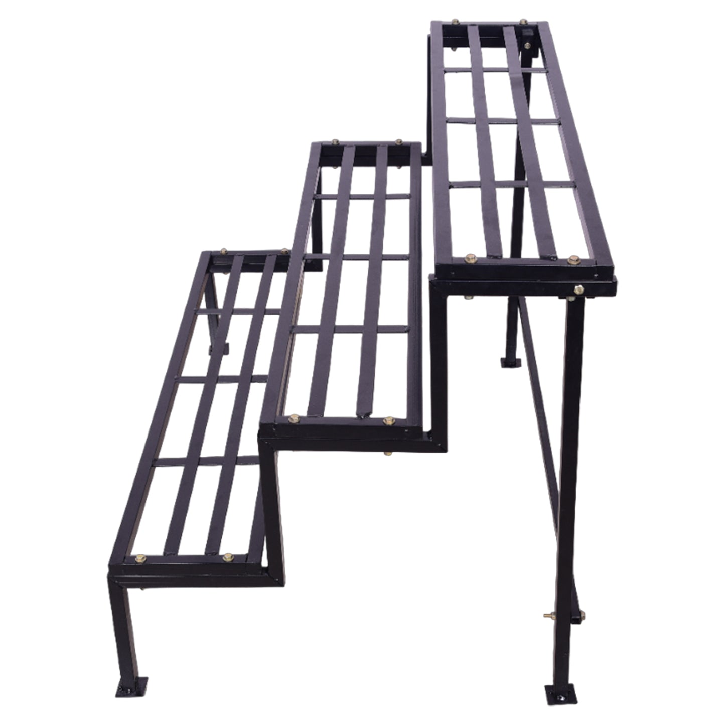Heavy Duty Step Planter Stand (Easy Assembly) Indoor Planter Stand | Balcony Plant Pot Stand | Gardening Pot Stands (3 Step)