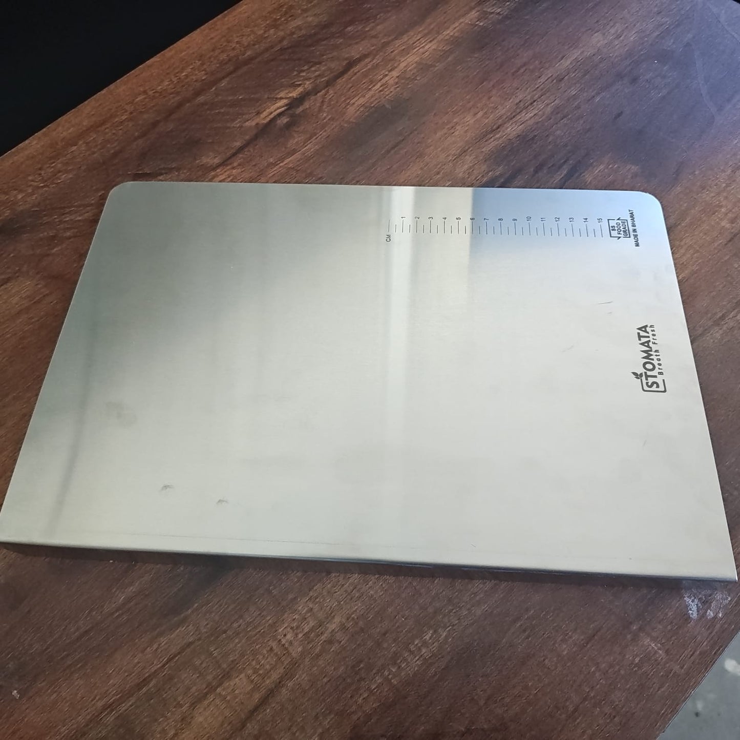 Arwan home's Countertop Stainless Steel Chopping Board for Kitchen,Fruit and Vegetable Cutting & Chopping Board (Pack of 1)(41cm X 32cm) (Large Counter Top)